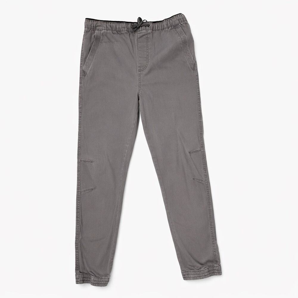 Youth Jogger Pants XL 18-20 Gray Elastic Waist Stretch Lounge Casual Phuzion